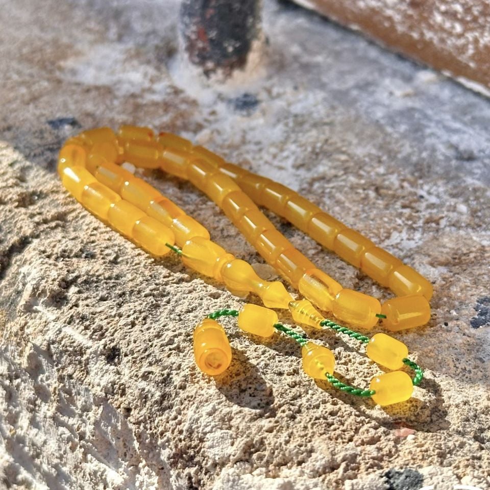 Osmanlı Sıkma Kehribarı Tesbih