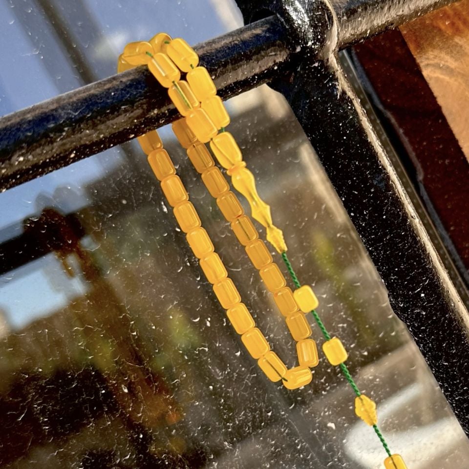 Osmanlı Sıkma Kehribarı Tesbih