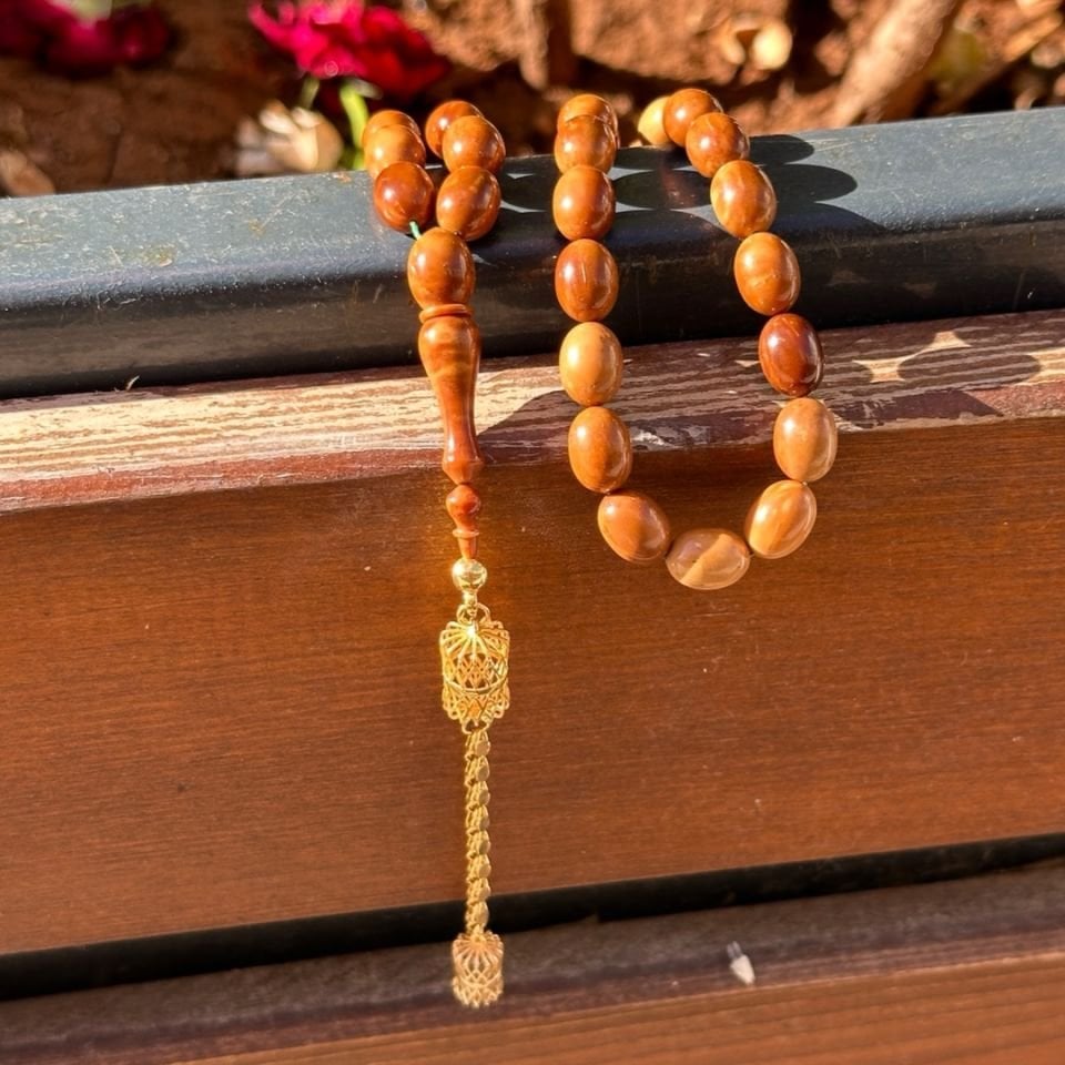 Altın Püsküllü Kuka Tesbih