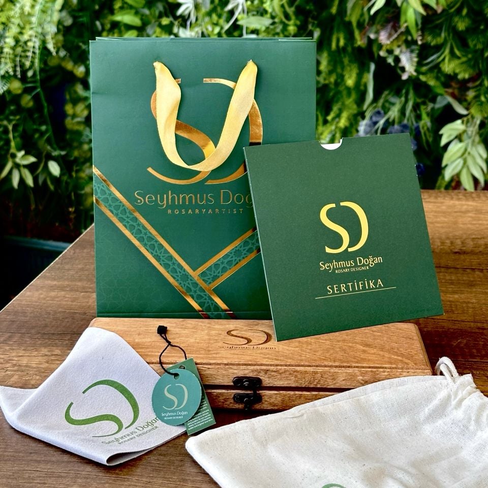 Ufak Boyda Altın Püsküllü Tesbih