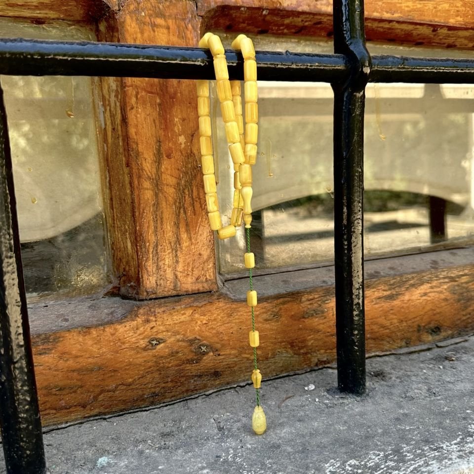 Kalingrat Kaya Damla Kehribarı Tesbih