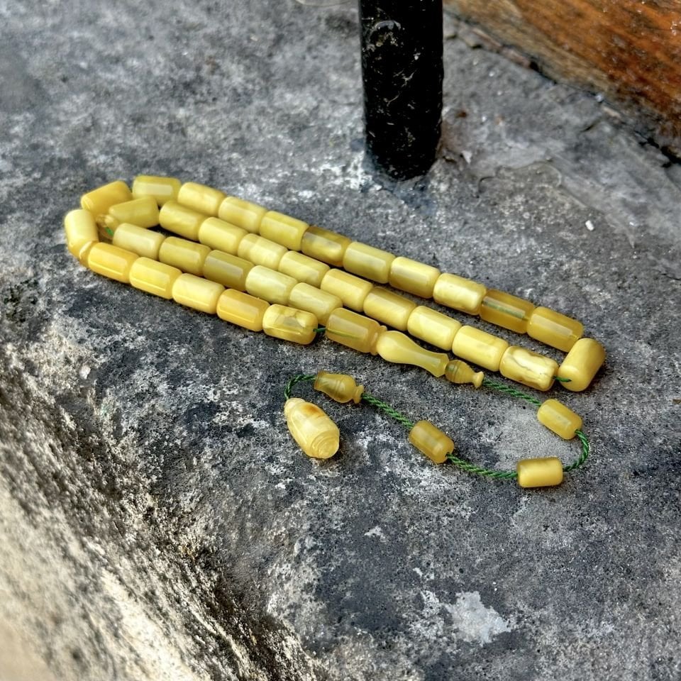 Kalingrat Kaya Damla Kehribarı Tesbih