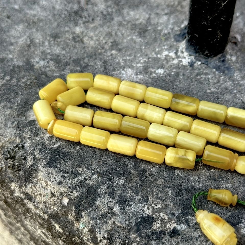 Kalingrat Kaya Damla Kehribarı Tesbih