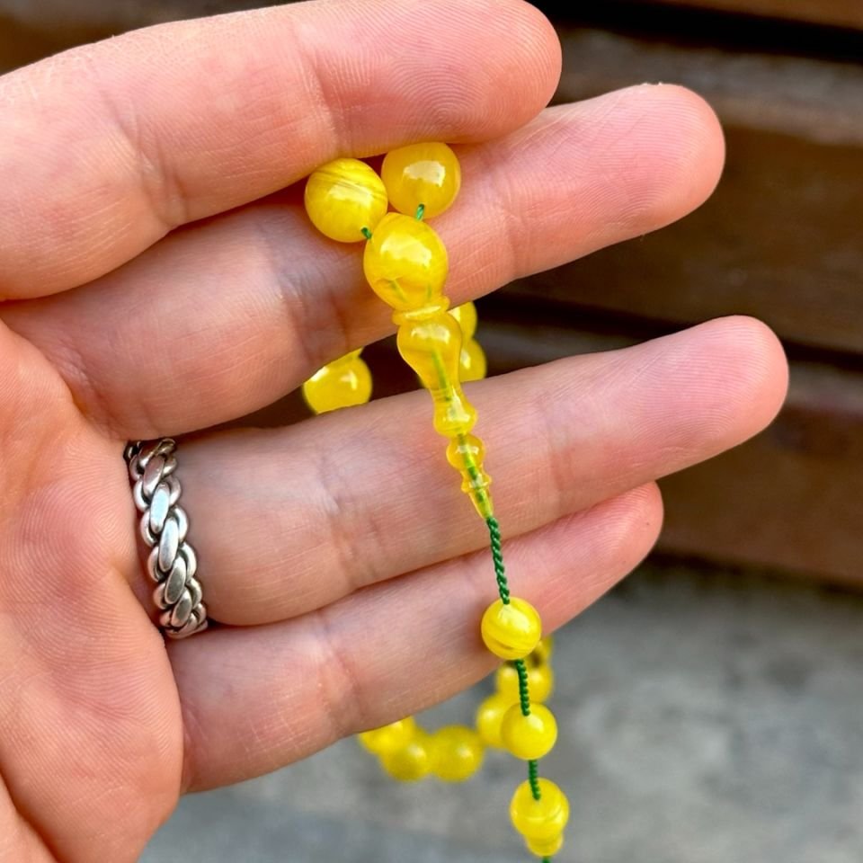 Sığırcık Kehribar Tesbih