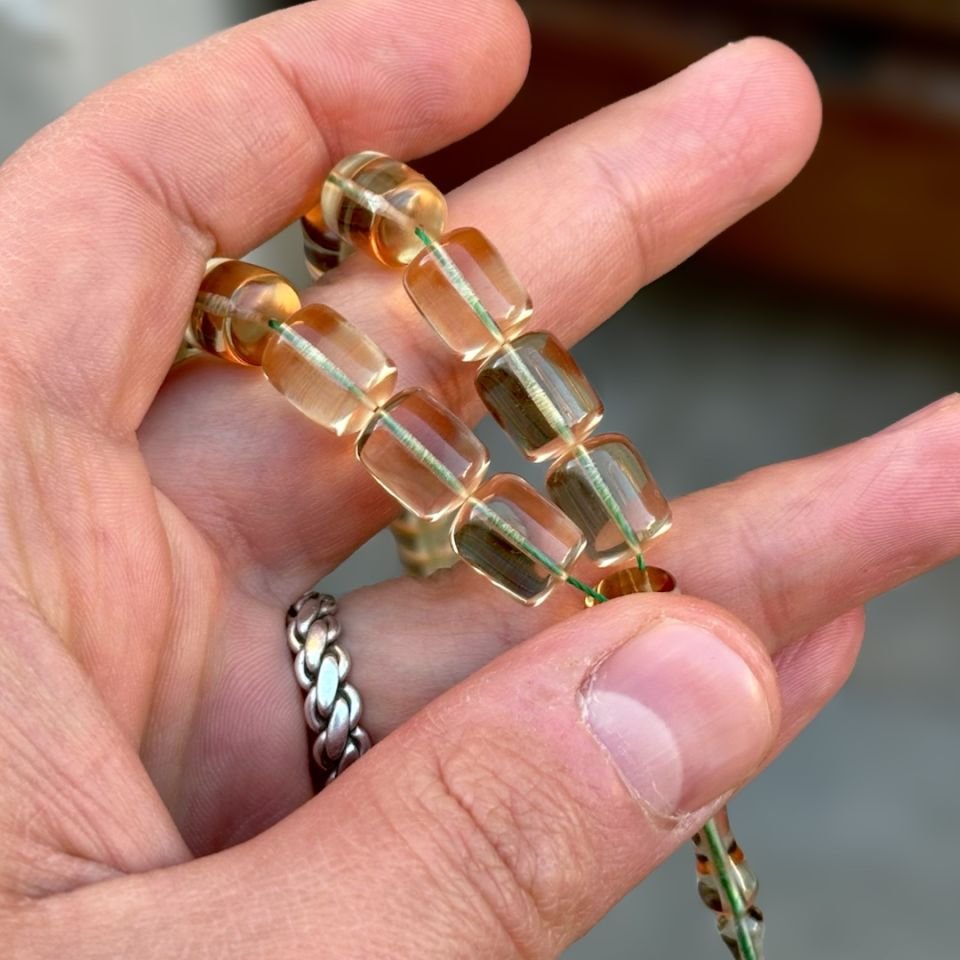 Altın Püsküllü Zar Tesbih