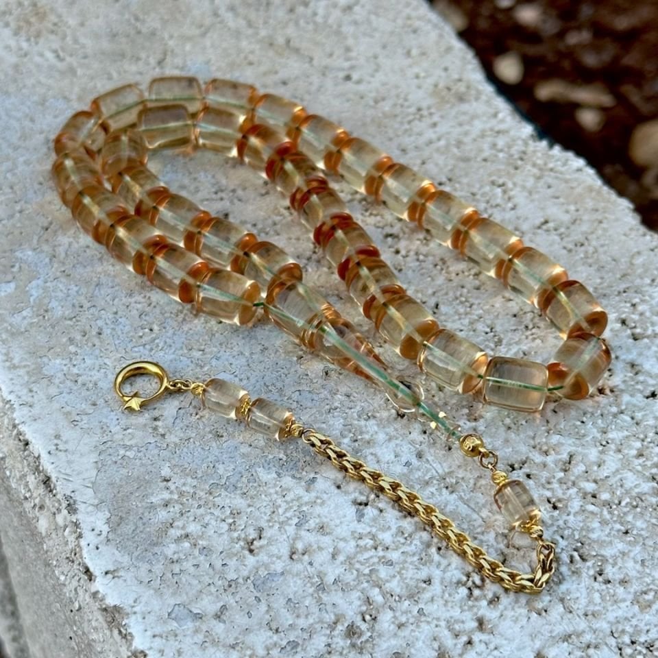 Altın Püsküllü Zar Tesbih