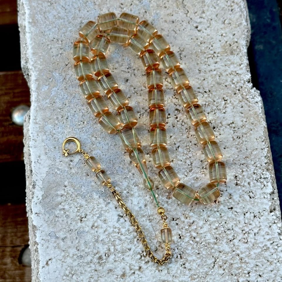 Altın Püsküllü Zar Tesbih