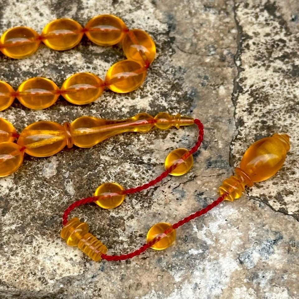 Zar Kehribarı Tesbih