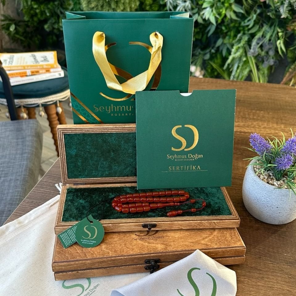 Eski Zar Kehribarı Tesbih