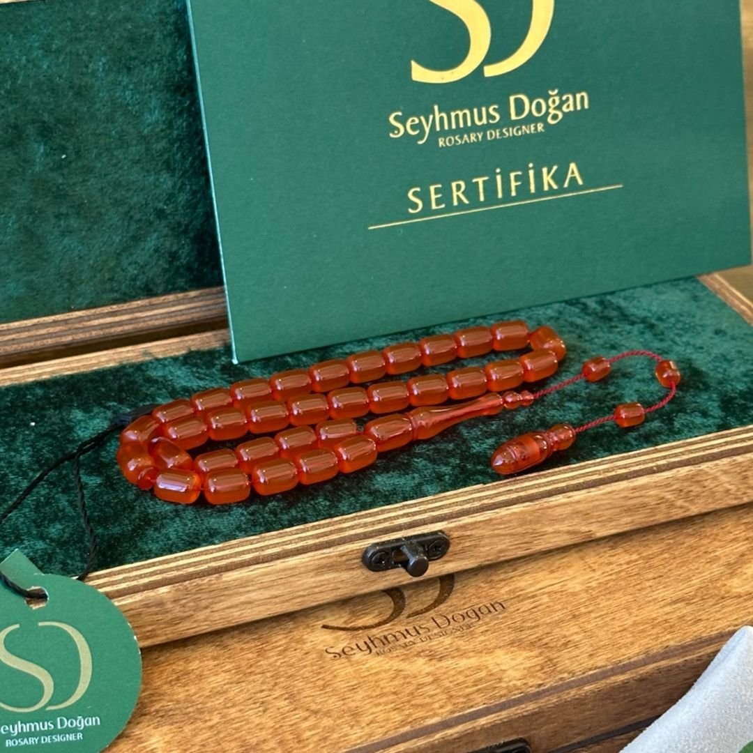 Eski Zar Kehribarı Tesbih