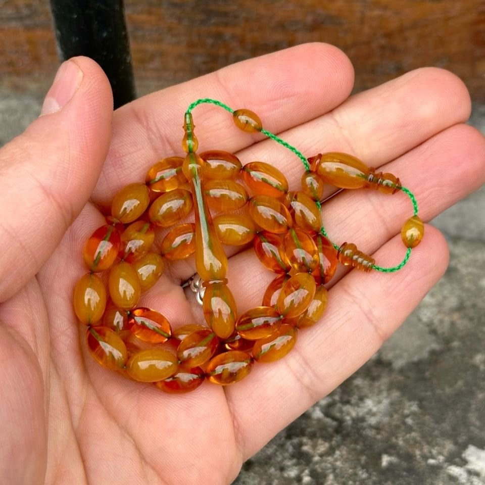 Arpa Kehribar Tesbih