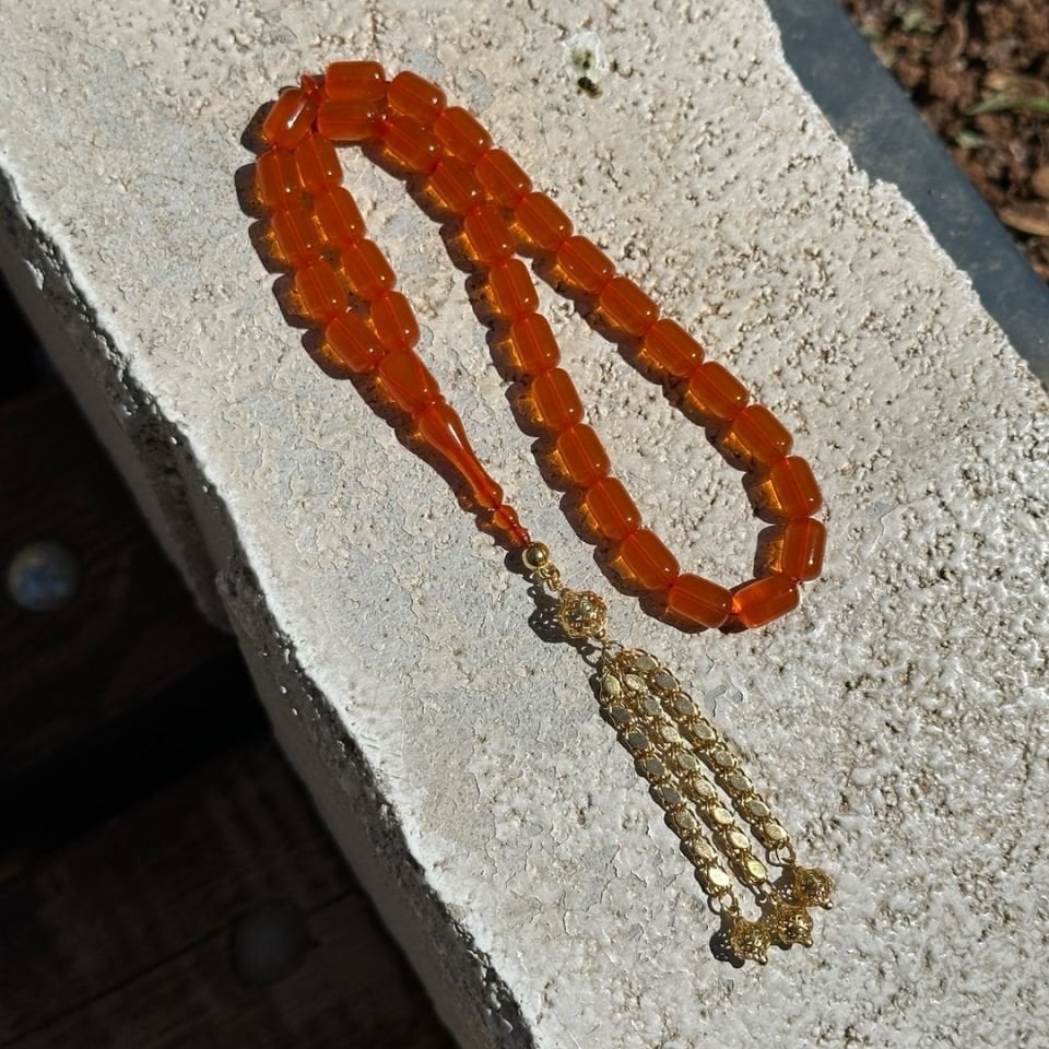 40 Yıllık Eski Sürüye Dükümü Zar Kehribar Tesbih