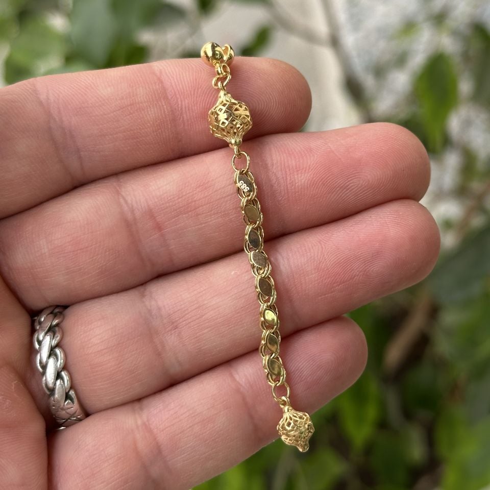 El İşi 14 Ayar Altın Püskül