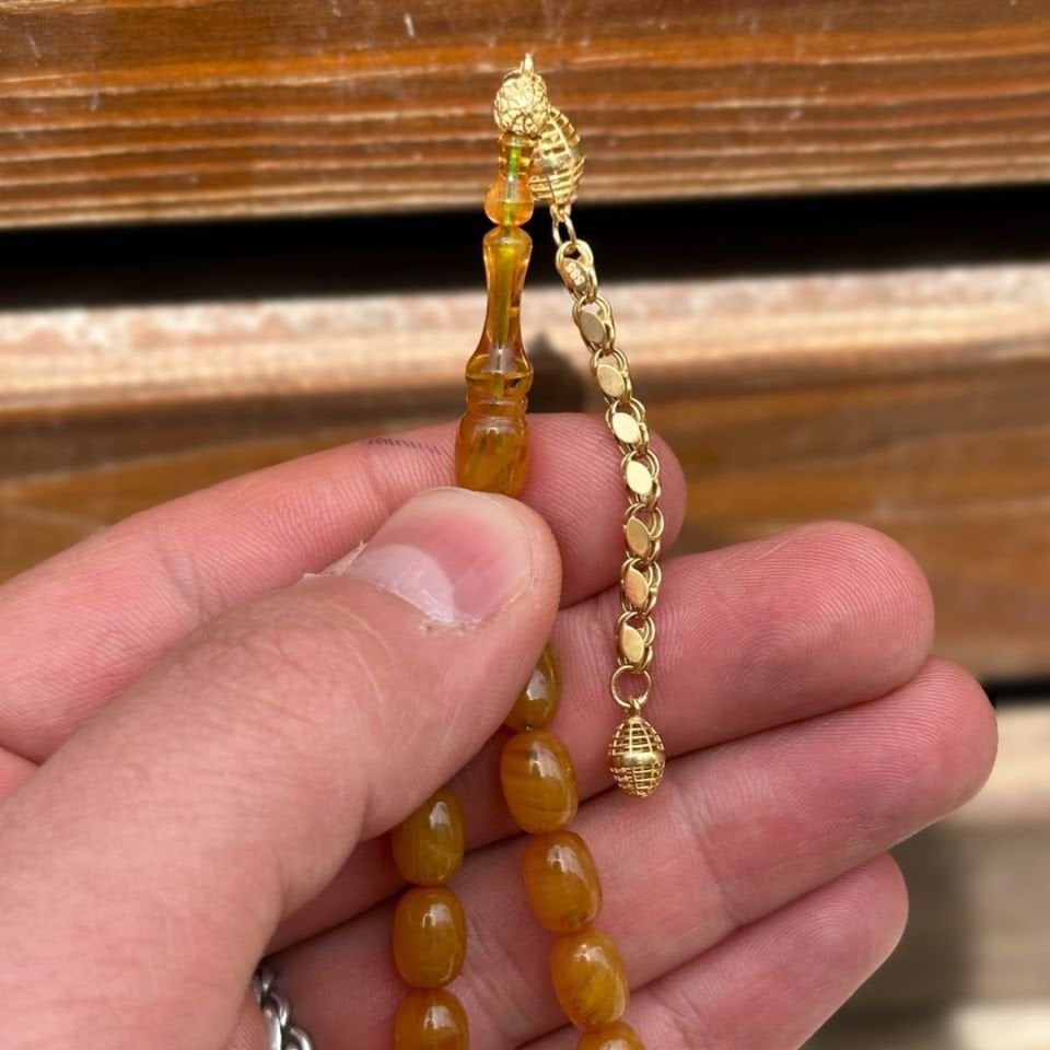 Diyarbakır Model Altın Püsküllü Tesbih