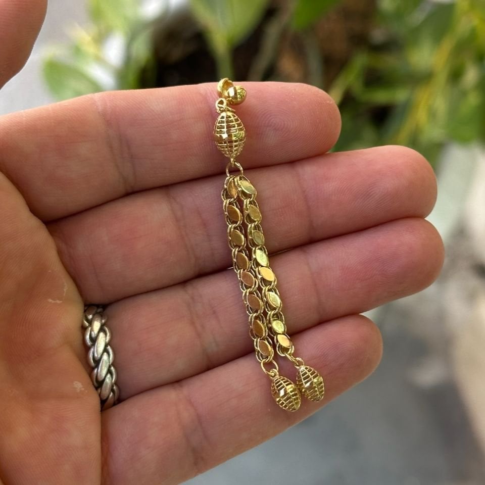 14 Ayar Altın Telkari Modelli Püskül