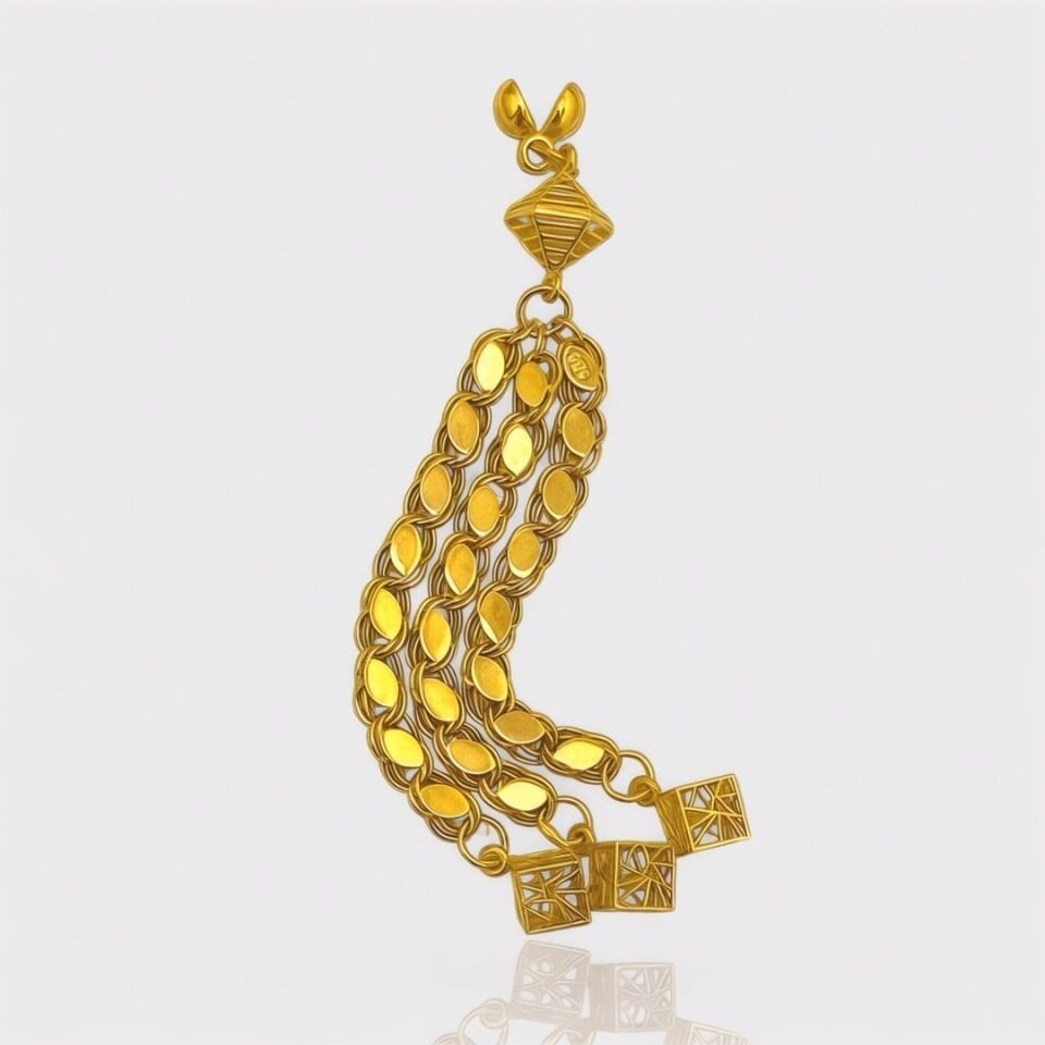 El İşi Tasarım Altın Püskül