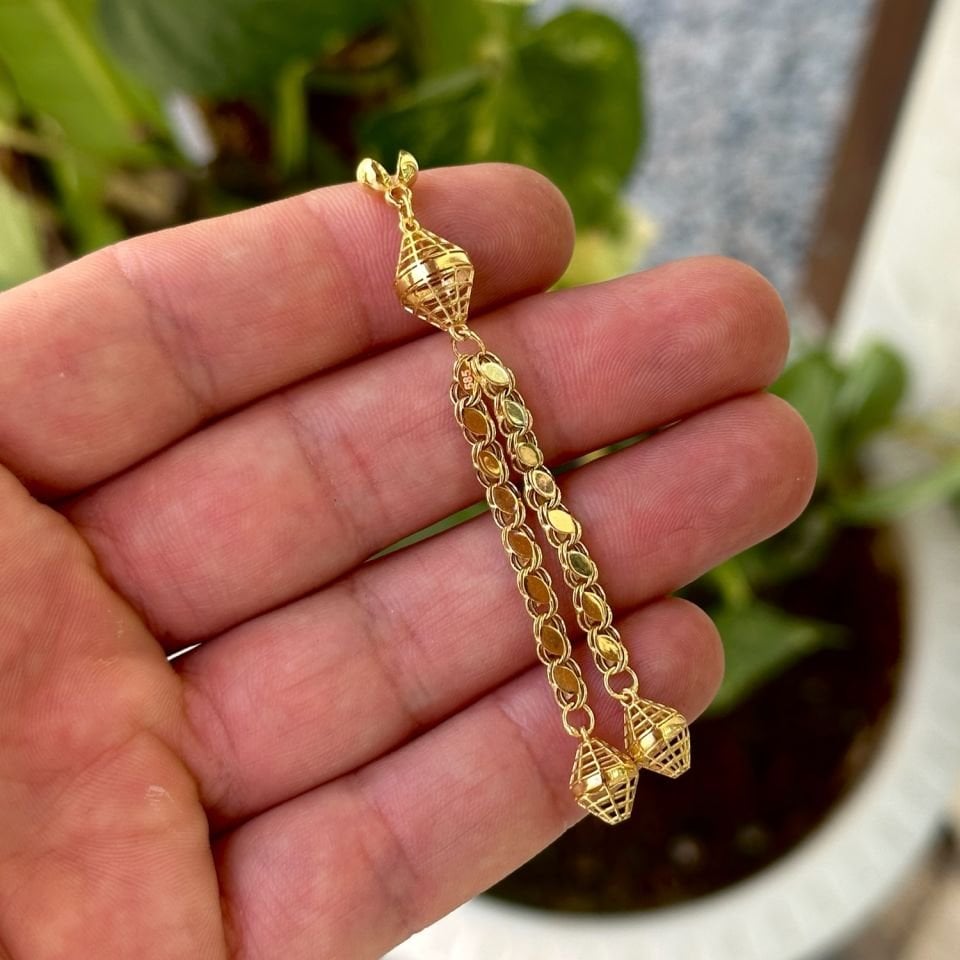 Antik Model İkili Altın Püskül