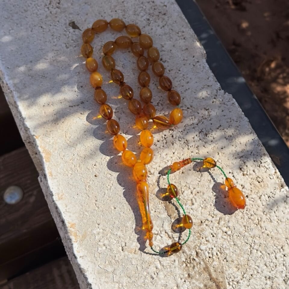Kehribar Usta İşi Tesbih