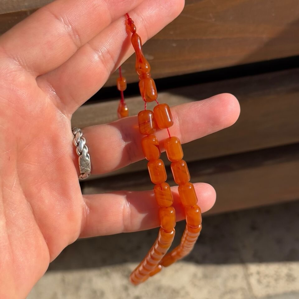 Osmanlı Model Kehribar Tesbih