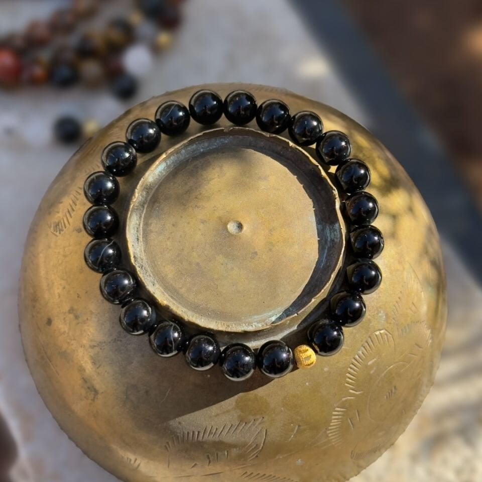 Onix Taşlı Erkek Bileklik