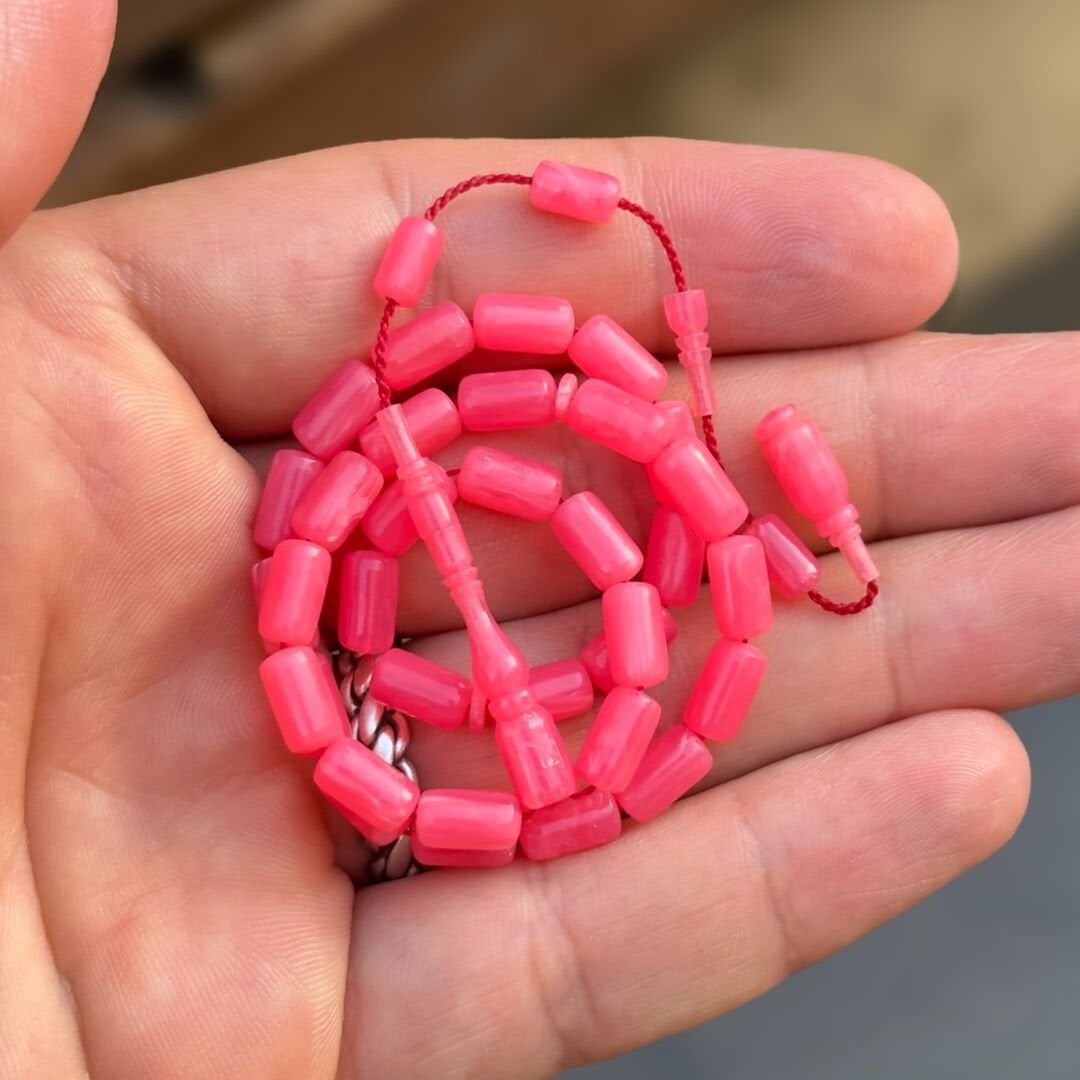 Pembe Usta Yapımı Katalin Tesbih