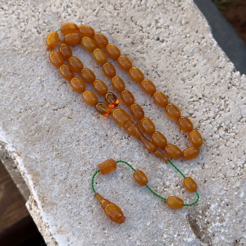 Diyarbakır El Bolya Kehribar Tesbih