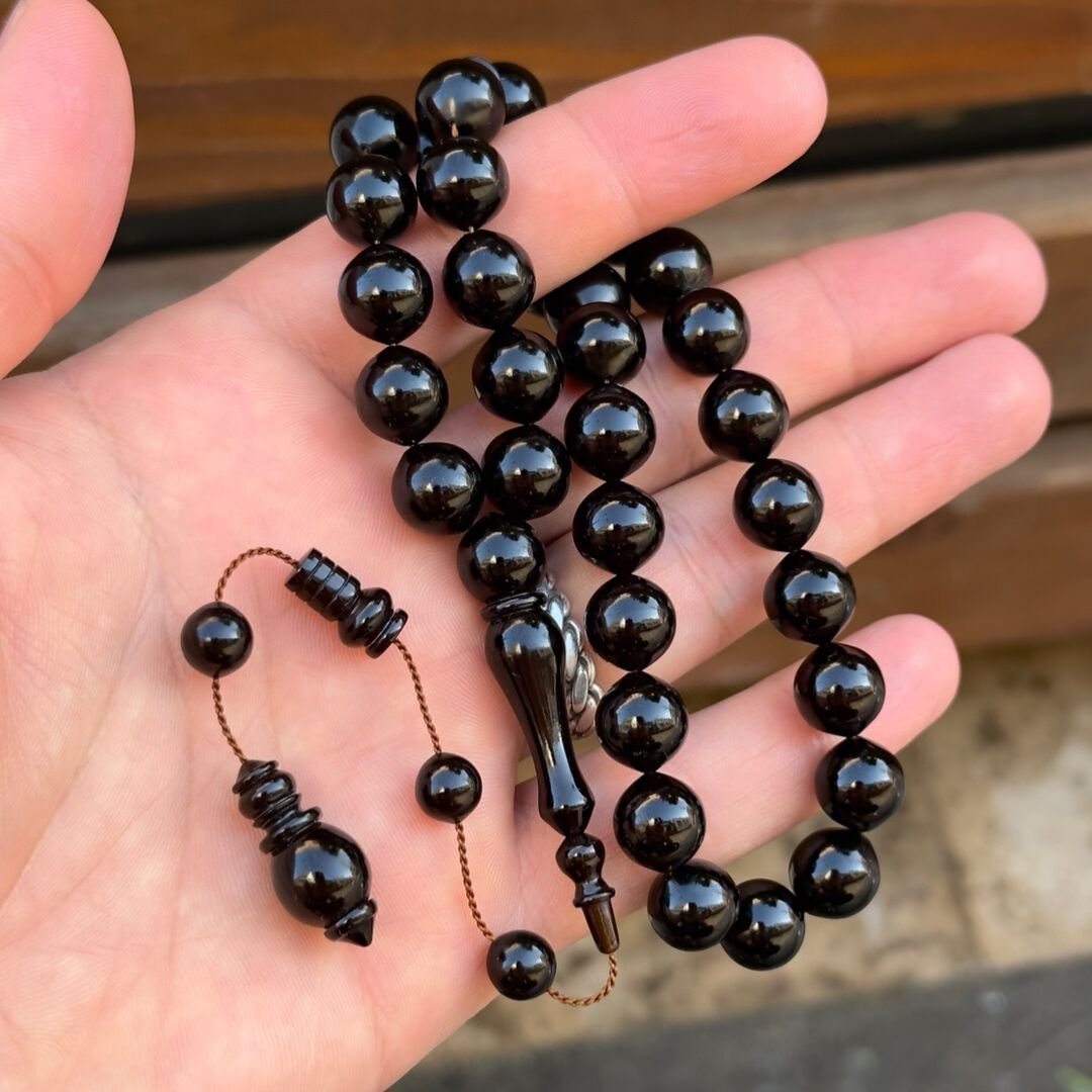 Kuyu Kırmızı Sığırcık Kesim Kehribar Tesbih