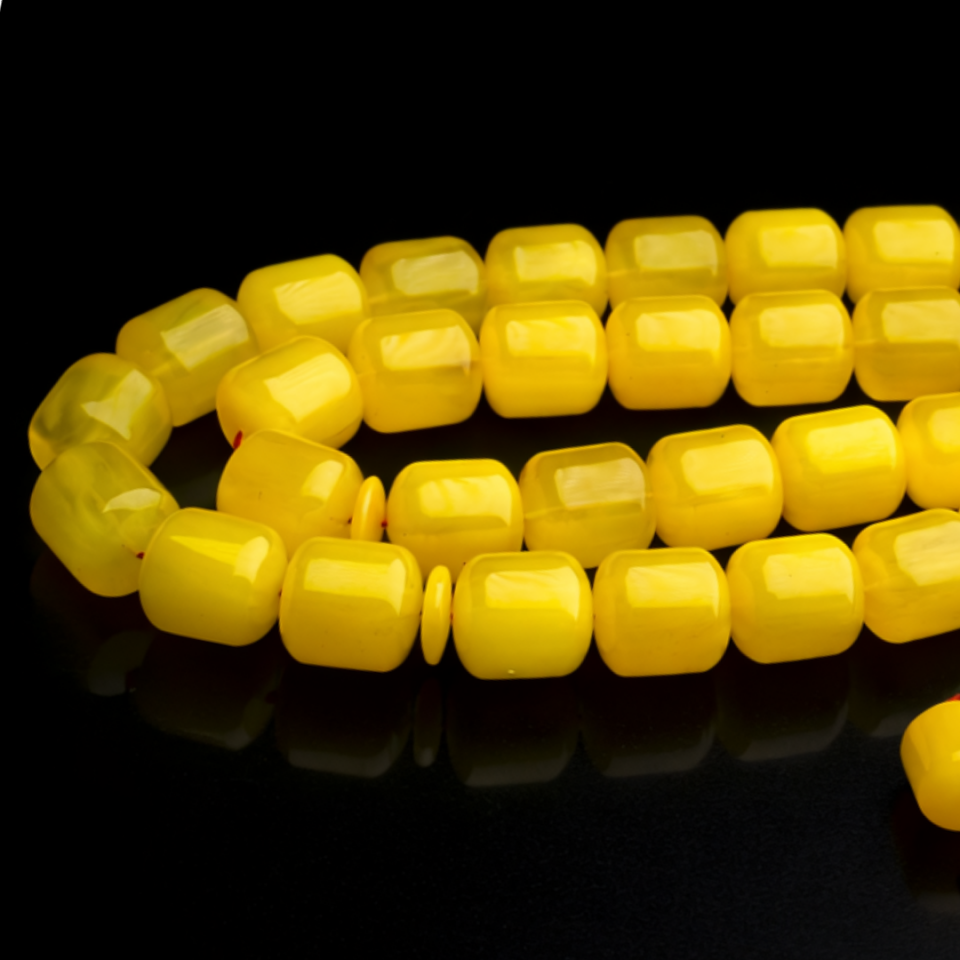 İri Boyda Koleksiyonluk Kehribar Tesbih