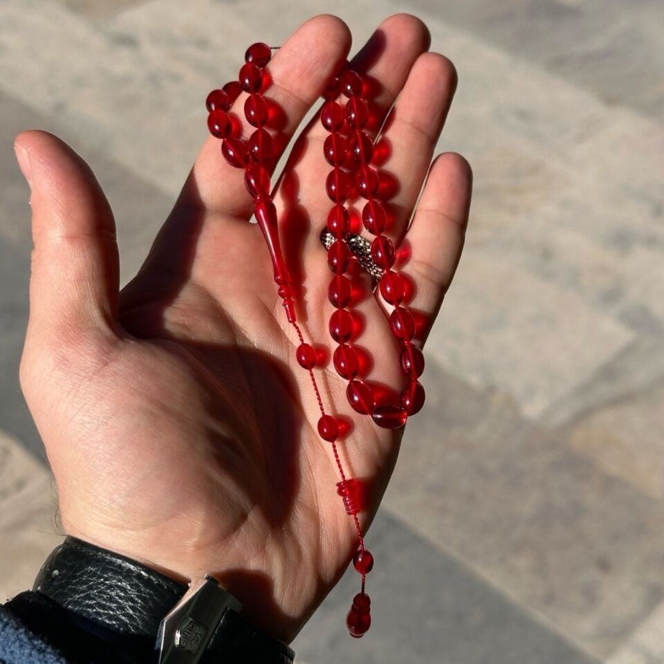 El İşi Ateş Kehribarı Tesbih